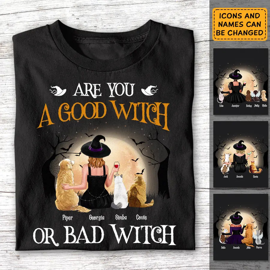 Good Witch Or Bad Witch - Personalized T-Shirt - Halloween TS - PT3896